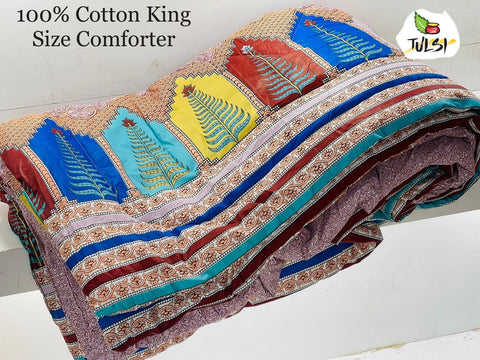 Summer king size jaipuri QUILT/Rajai Cotton