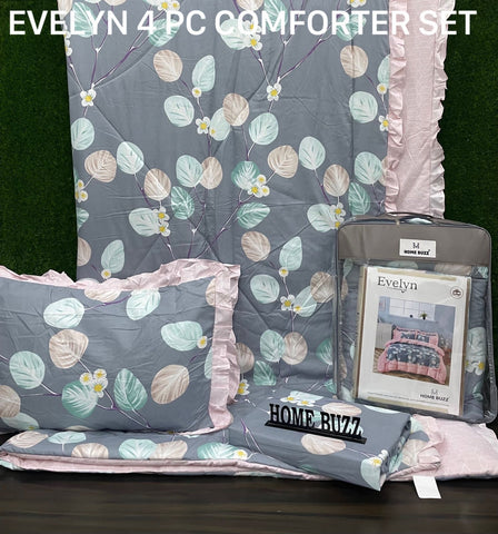 Super King Size 4 PCS Comforter/AC Set