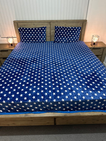 Warm QUEEN SIZE 3pcs with 4 side borders