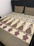 Fitted King size Pure cotton 3PCS