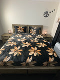 Warm large Queen size 1 Bedsheet + 2 Pillow Covers