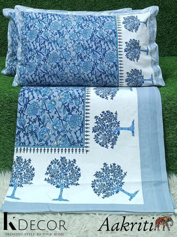 Pure Cotton FLAT Queen size 3PCS