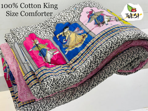 1 Summer king size jaipuri QUILT/Rajai Cotton