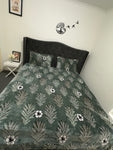 Warm king size 1 Bedsheet + 2 Pillow Covers