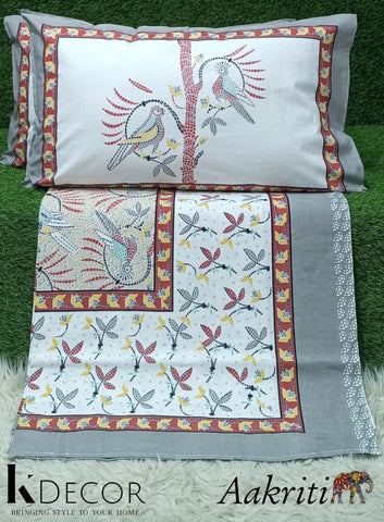 Pure Cotton FLAT Queen size 3PCS