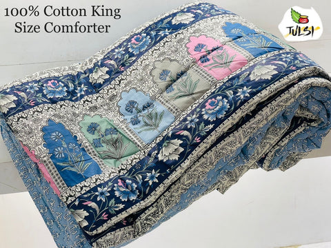 1 Summer king size jaipuri QUILT/Rajai Cotton