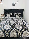 Warm king size 1 Bedsheet + 2 Pillow Covers