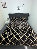 Warm king size 1 Bedsheet + 2 Pillow Covers