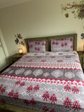 Fitted King size Pure cotton 3PCS