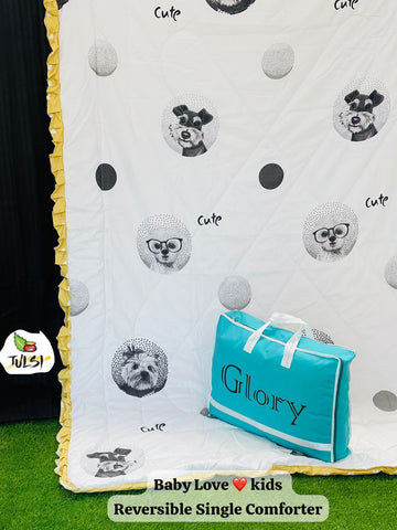 Single bed size kids Summer comforter