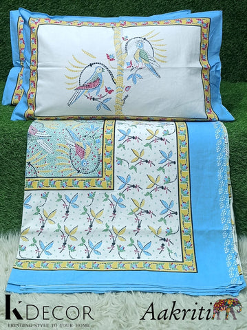 Pure Cotton FLAT Queen size 3PCS